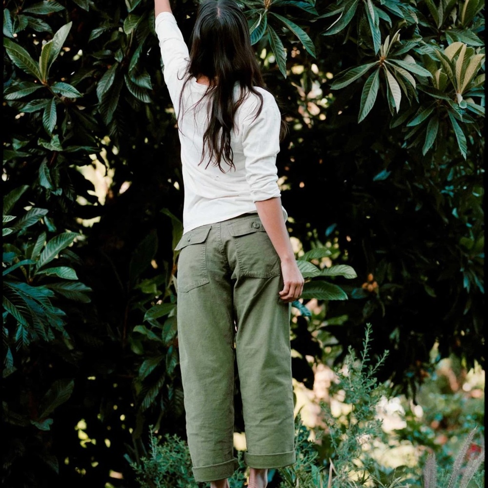 Imogene & Willie Blake Military Trouser in Olive
